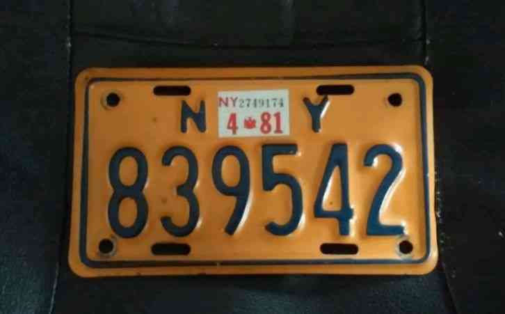 motorcycle-license-plate-new-york-state-839542-issued