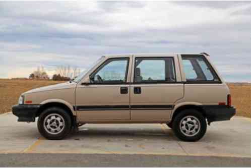 nissan stanza 1986 wagon tan exterior brown cloth interior2 0 liter nissan stanza 1986 wagon tan exterior