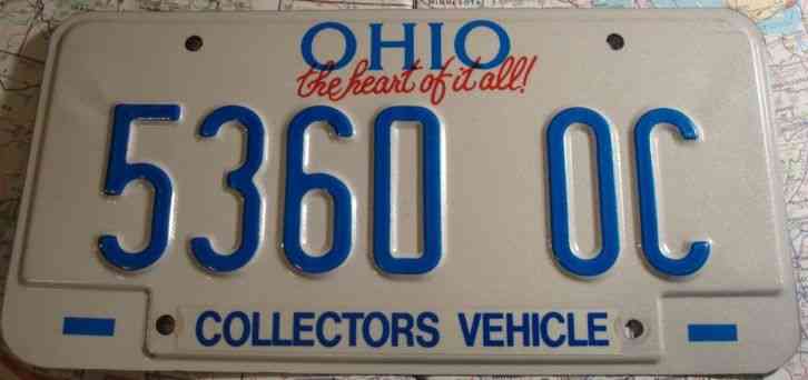 Ohio License Plates - DUI Pair