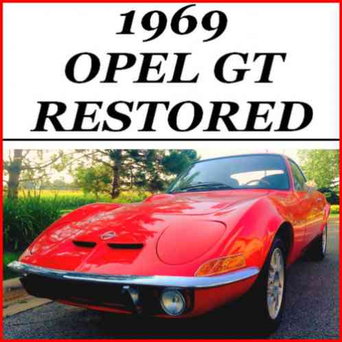 Opel Gorgeous Restored Ferrari Red (1969)