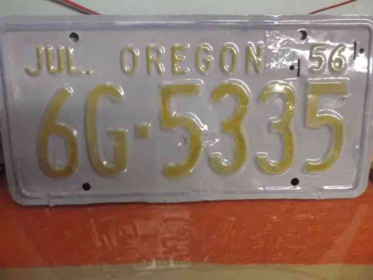 oregon travel trailer license plates