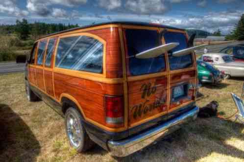 Other Makes Ford Woody Surf Tiki Van Awesome 1999, This