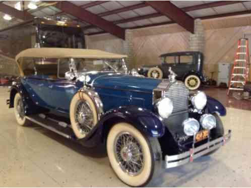 Packard Phaeton Open car dual cowl (1929)