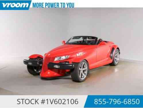 2000 Plymouth Prowler Certified 2000 48K MILES 1 OWNER CRUISE AUTOMATIC