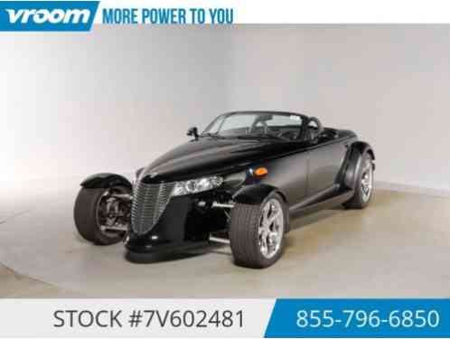 2000 Plymouth Prowler Certified 2000 6K MILES CRUISE PRO CHARGER TAPE