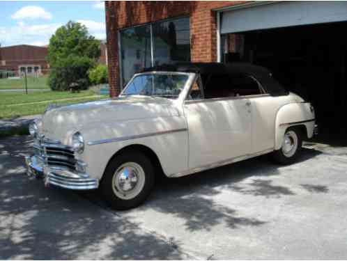 Plymouth super deluxe convertible (1949)