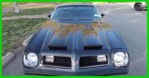 1975 Pontiac Firebird WORKING AC-RAM AIR TRANS AM TRIBUTE-BLACK ON BLACK