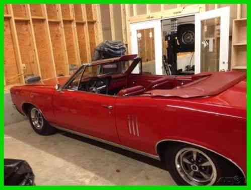 1967 Pontiac Le Mans NICE LEMANS CONVERTIBLE! RED AND READY TO CRUISE!