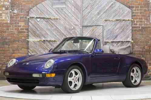 1995 Porsche 911 Carrera Cabriolet 993 Iris Blue Pearl 6-Speed