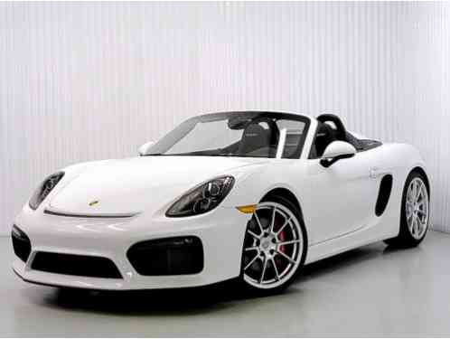 2016 Porsche Boxster Spyder