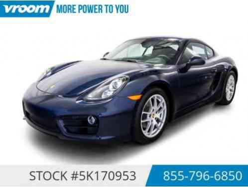 2014 Porsche Cayman Certified 2014 6K MILES 1 OWNER NAV