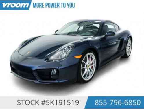 2014 Porsche Cayman S Certified 2014 9K MILES 1 OWNER NAV