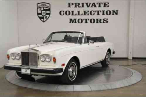 1982 Rolls-Royce Corniche Corniche