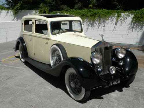 1937 Rolls-Royce Other 25/30 HOOPER ALUMINUM BODY SPORTS SALOON