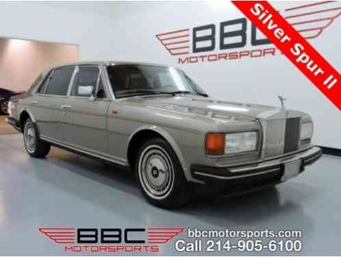 1990 Rolls-Royce Silver Spirit/Spur/Dawn