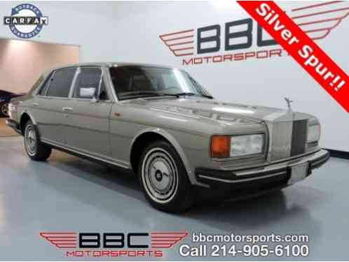 1990 Rolls-Royce Silver Spirit/Spur/Dawn