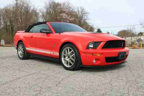 2007 Shelby 2007 SHELBY GT500 CONVERTIBLE 2007 SHELBY GT500 CONVERTIBLE