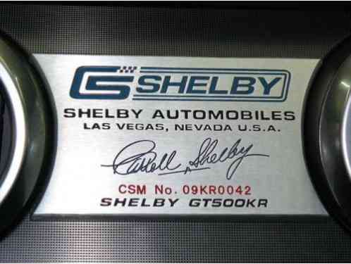 2009 Shelby GT500 KR