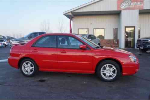 2004 Subaru Impreza 2. 5 RS Sedan 4-Door Automatic 4-Speed H4 2. 5L