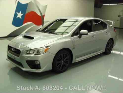 Subaru WRX AWD SEDAN 6-SPEED TURBO (2015)