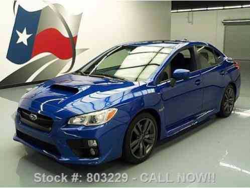 2016 Subaru WRX PREMIUM AWD TURBO 6-SPD SUNROOF