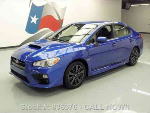 Subaru WRX SEDAN AWD TURBOCHARGED (2015)