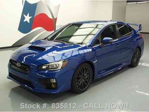 2015 Subaru WRX STI SEDAN AWD TURBO 6-SPEED REAR CAM