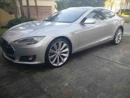 Tesla Model S P85 Signature 2012 Vin5yja1dp6cf00678mileage