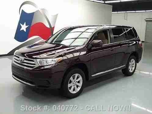 2013 Toyota Highlander 2013 7-PASSENGER CRUISE CONTROL 24K