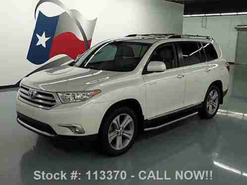 2013 Toyota Highlander 2013 LTD HTD LEATHER SUNROOF NAV 18K