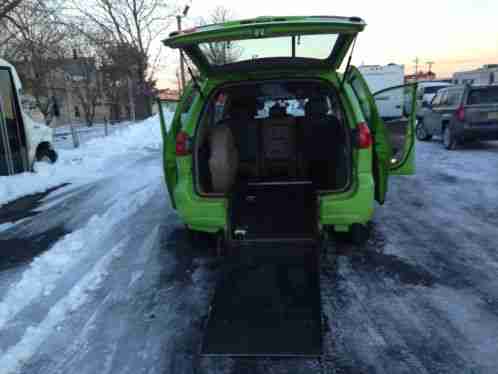 2008 Toyota Sienna WHEELCHAIR VAN TOYOTA SIENNA 2008 REAR ENTRY