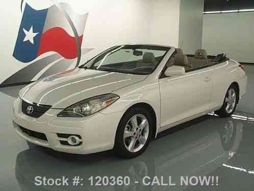 2007 Toyota Solara 2007 SLE V6 CONVERTIBLE LEATHER NAV 75K