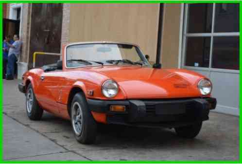 Triumph Spitfire 1600 (1980)