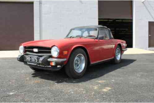 1975 Triumph TR-6 1975 TRIUMP TR-6 NOT PORCHE