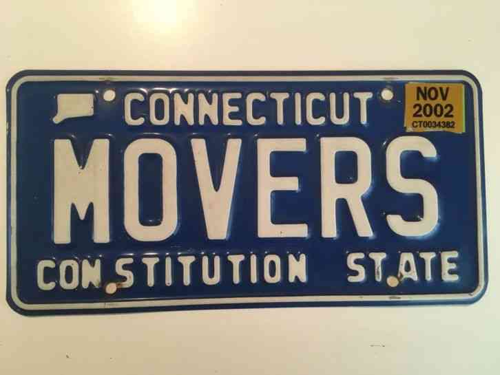 Vintage 1956 CONNECTICUT CT LICENSE PLATE PAIR 2 Plates