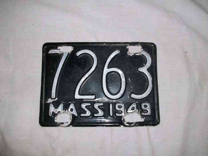 1959 Massachusetts License Plate Matched Pair MA 59 Tag