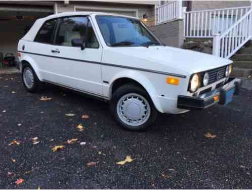 Volkswagen Rabbit Convertible (1983)