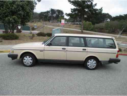 Volvo 240 240 Station wagon; tan in (1989)