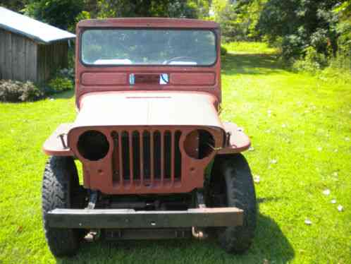 Willys 1946 CJ2 to start