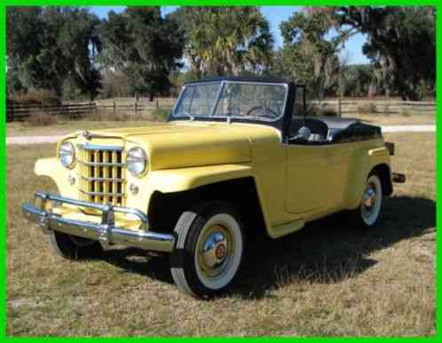 19510000 Willys Jeepster complete Restoration