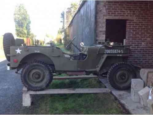 1944 Willys Nomanclature Truck 1/4 ton